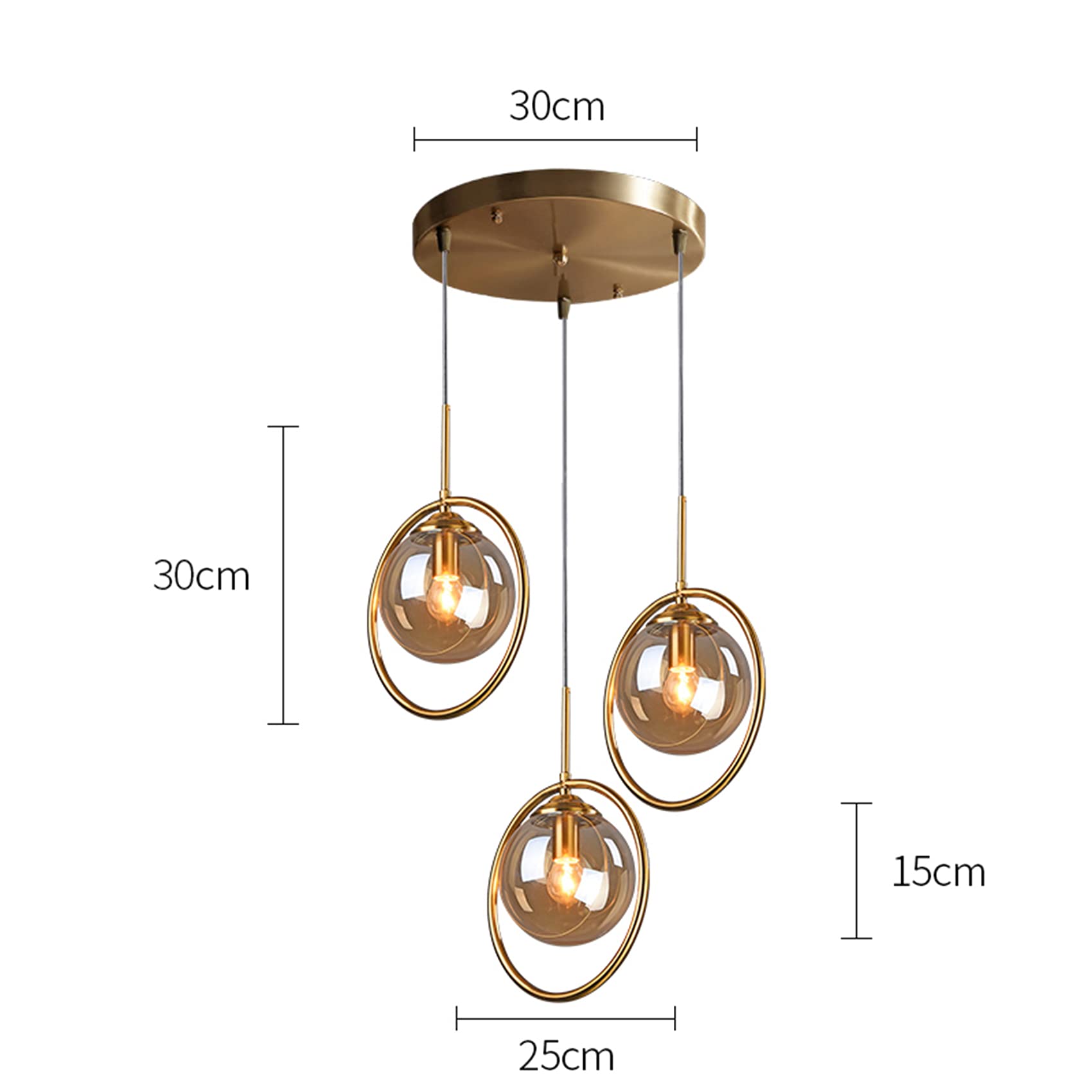 Isola Cucina Casa Lampadari Moderni Nordic Lampade a Sospensione in Vetro per Soggiorno - Cina Lampadari a braccio luci pendenti, Ciondolo