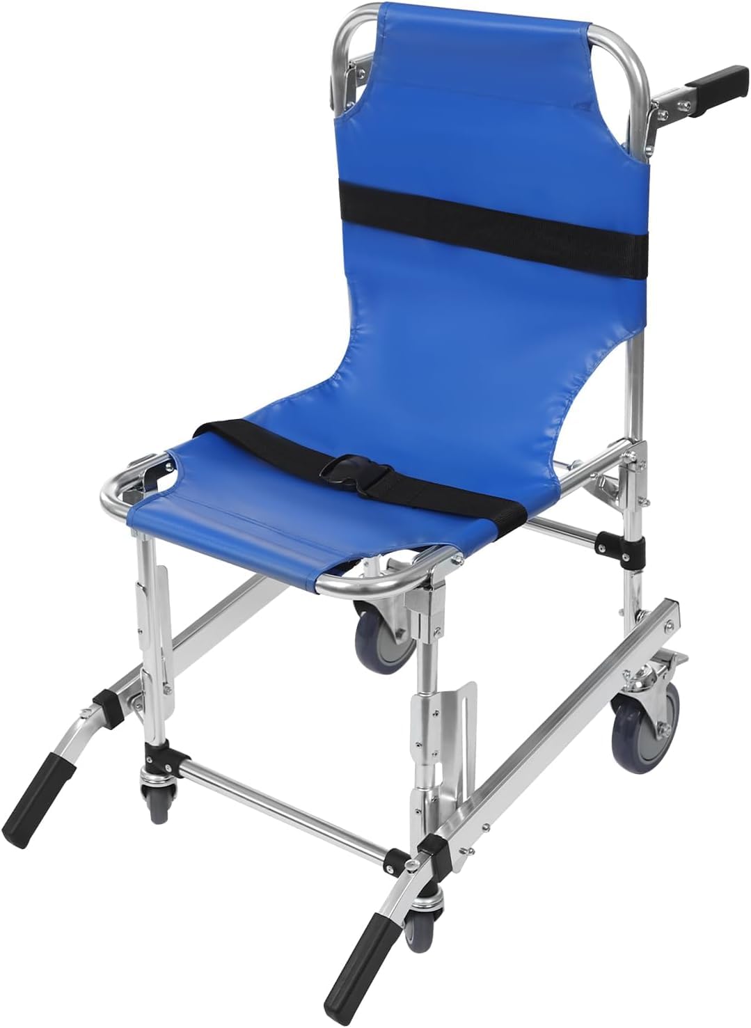 YGNVMCXJG Lightweight Transport Wheelchair, Transfer Wheelchair Lightweight Foldable for Adults & Seniors, Portable Travel & Airplane Folding Wheelchair, Aluminum Frame