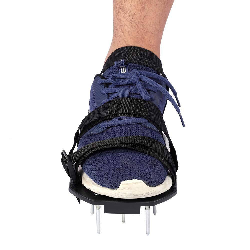 Chaussures Aérateur De Gazon Avec 13 Pointes - Sandales à Sangles Réglables - Aération Pelouse Facile