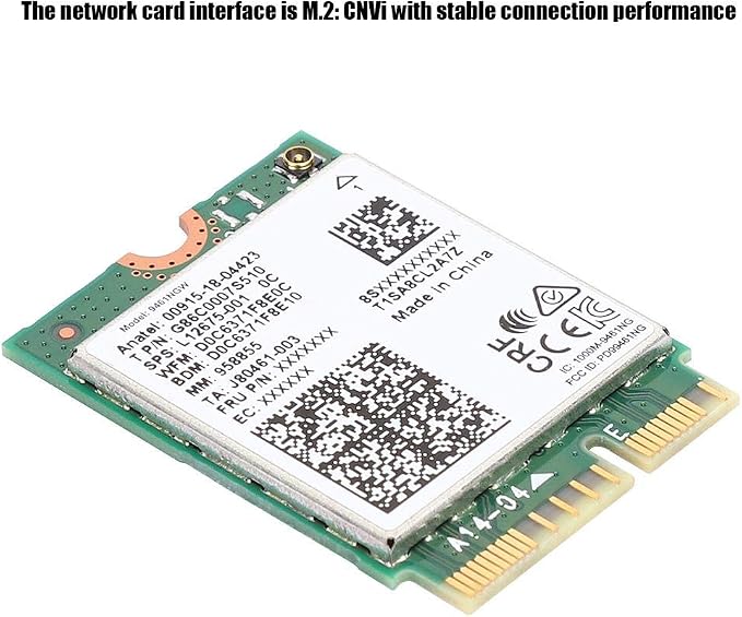 Tarjeta de Red ASHATA 9461NGW M.2 433Mbps Bluetooth 5.0 miniatura 8