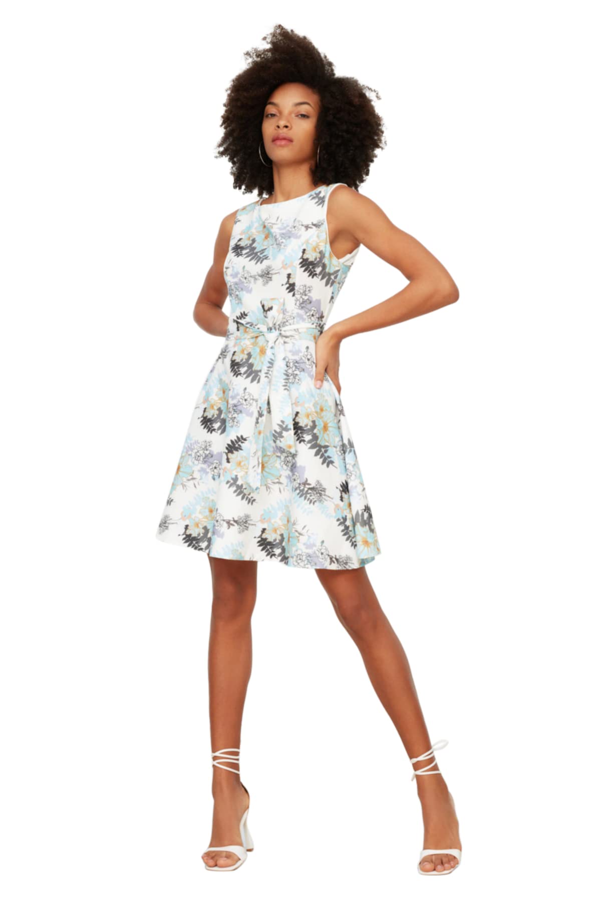 Trendyol FeMan Mini A-line Regular fit Woven Dress