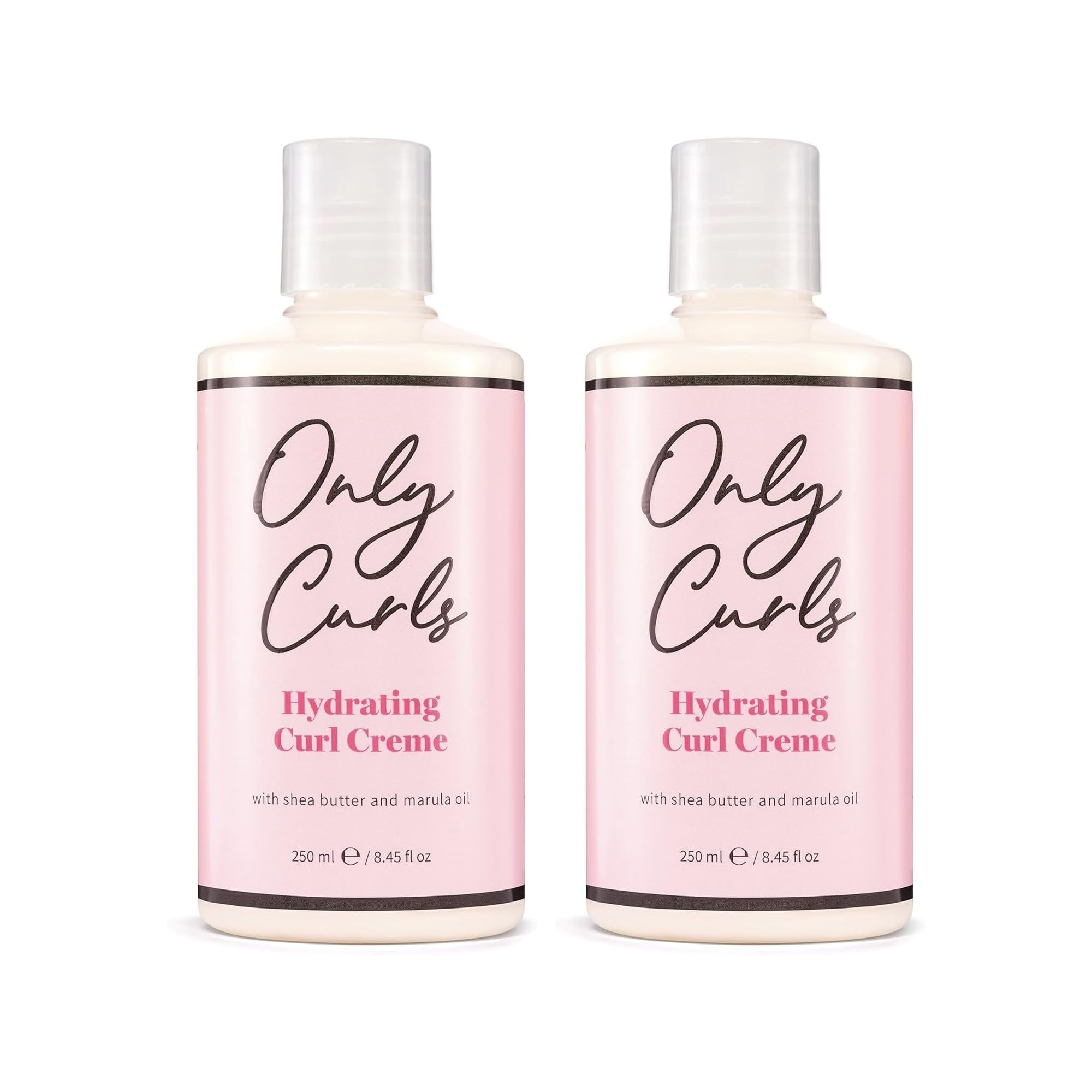 Only Curls Hydrating Curl Crème Duo, Curly Hair Product, Curl Enhancer & Control, Hydrating, Leave-in Styling Cream, Soft