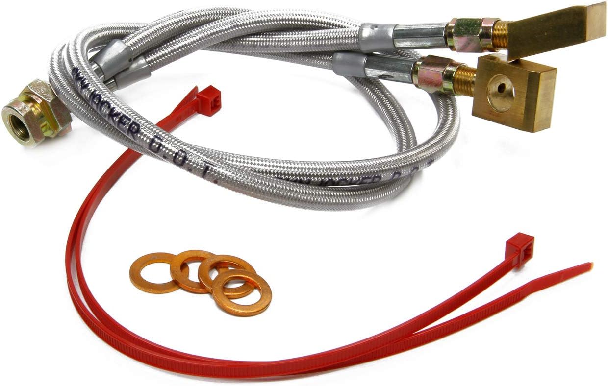 Skyjacker Stainless Steel Braided Brake Line Kit (pair)