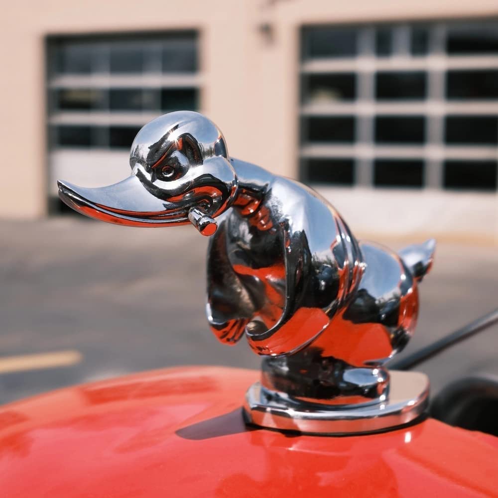 TROONZ Angry Rubber Duck - Personaggio radiatore auto, accessori decorativi auto