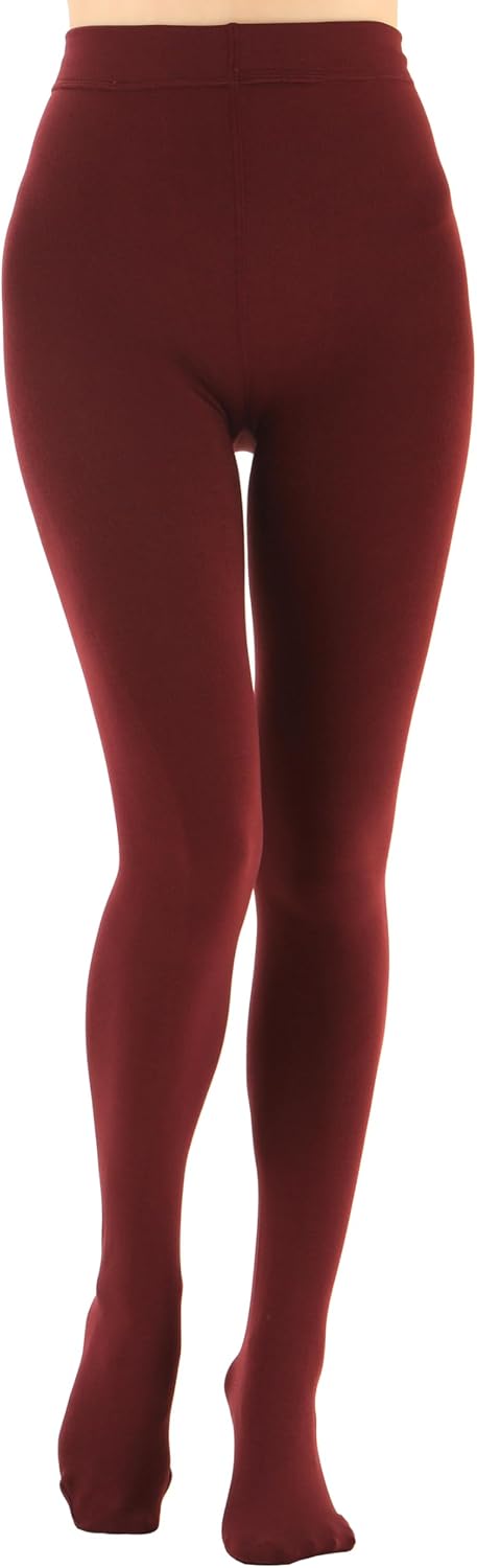 EVERSWE Women's Opaque Fleece Lined Tights, Thermal Tights - Image 5