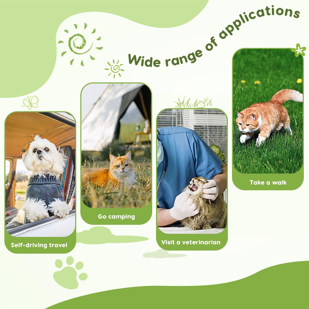 Transportbox Katze,Hundebox Faltbar Erweiterbarer für Katzen,Kleine Hunde bis 8kg,Atmungsaktive Katzentransportbox für Reisen mit Zug,Auto,Flugzeug