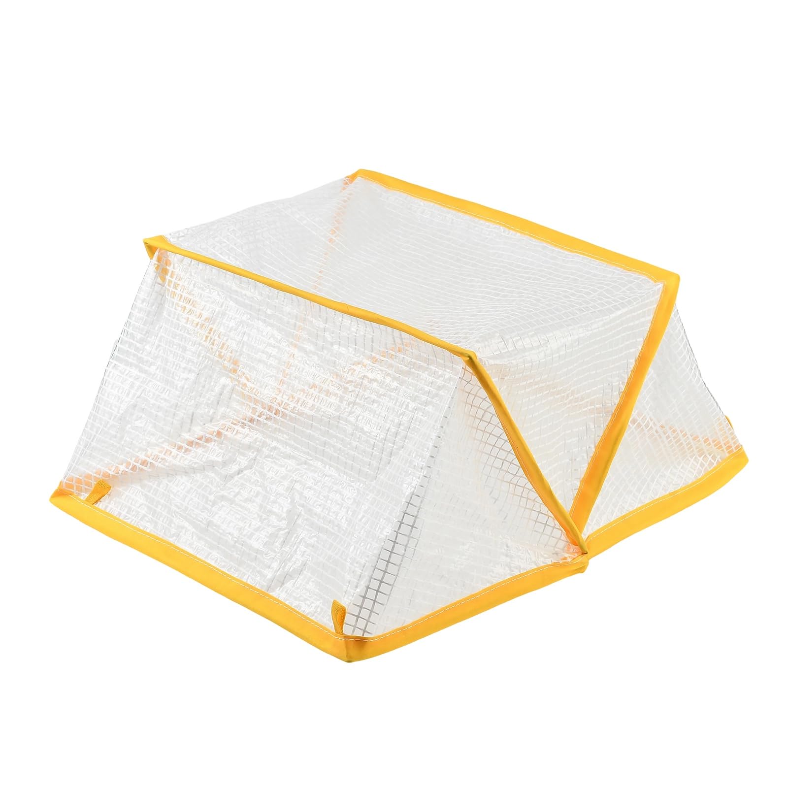 Blueshyhall Garten Frühbeet Mini Gewächshaus, Pflanzen Frühbeet Abdeckung Klein Hochbeet Balkon, Pflanzenschutzhaube Faltbar Tragbar, Pflanzentunnelbögen für Pflanzreihen Gartenbeet (80 x 34 x 35 cm)