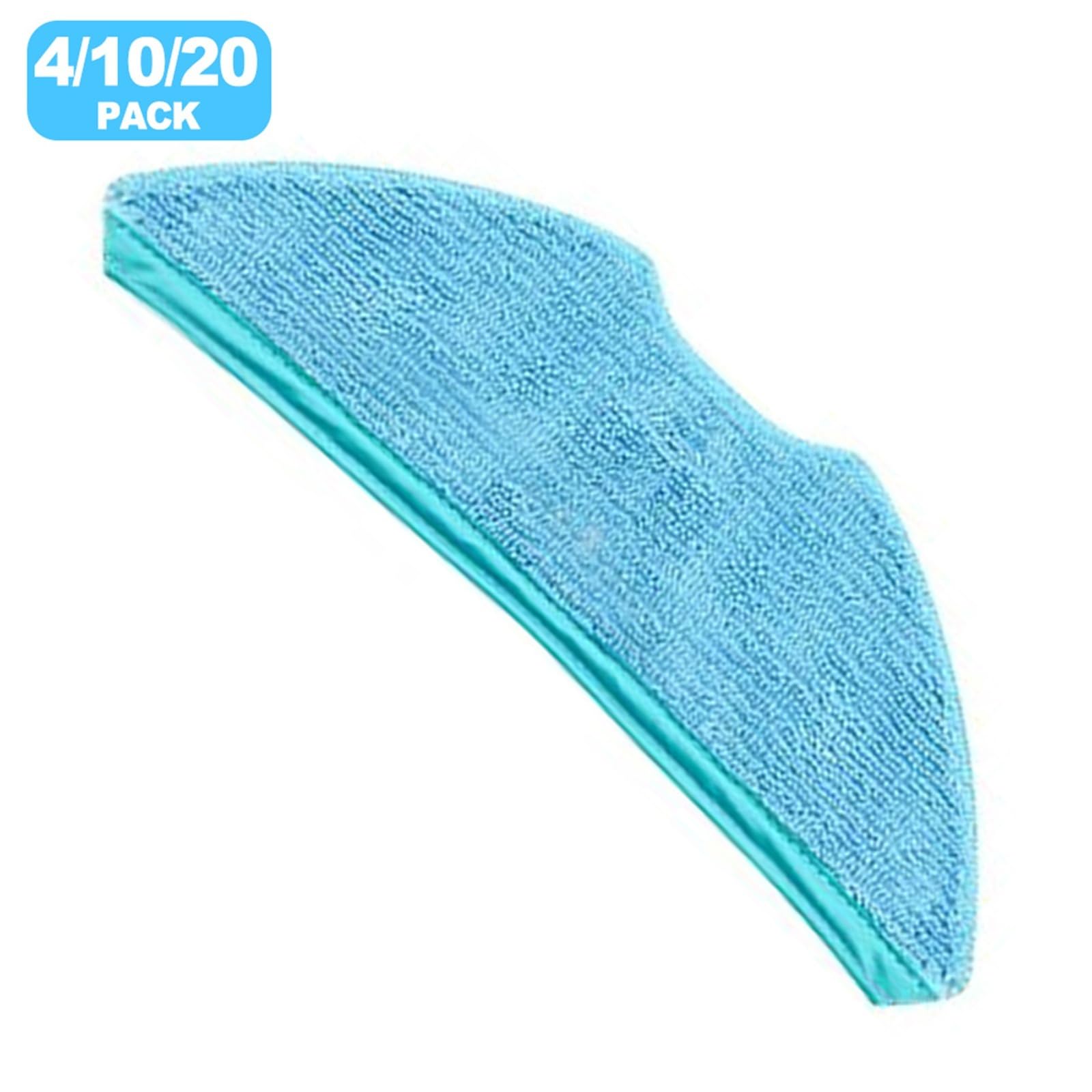 Repuesto De Paño De Microfibra Lavable (20/10/4 Unidades), Compatible Con Medion, X50-SW MD 2004, Almohadillas Reutilizables For Aspiradora Robot.(20 PACK)