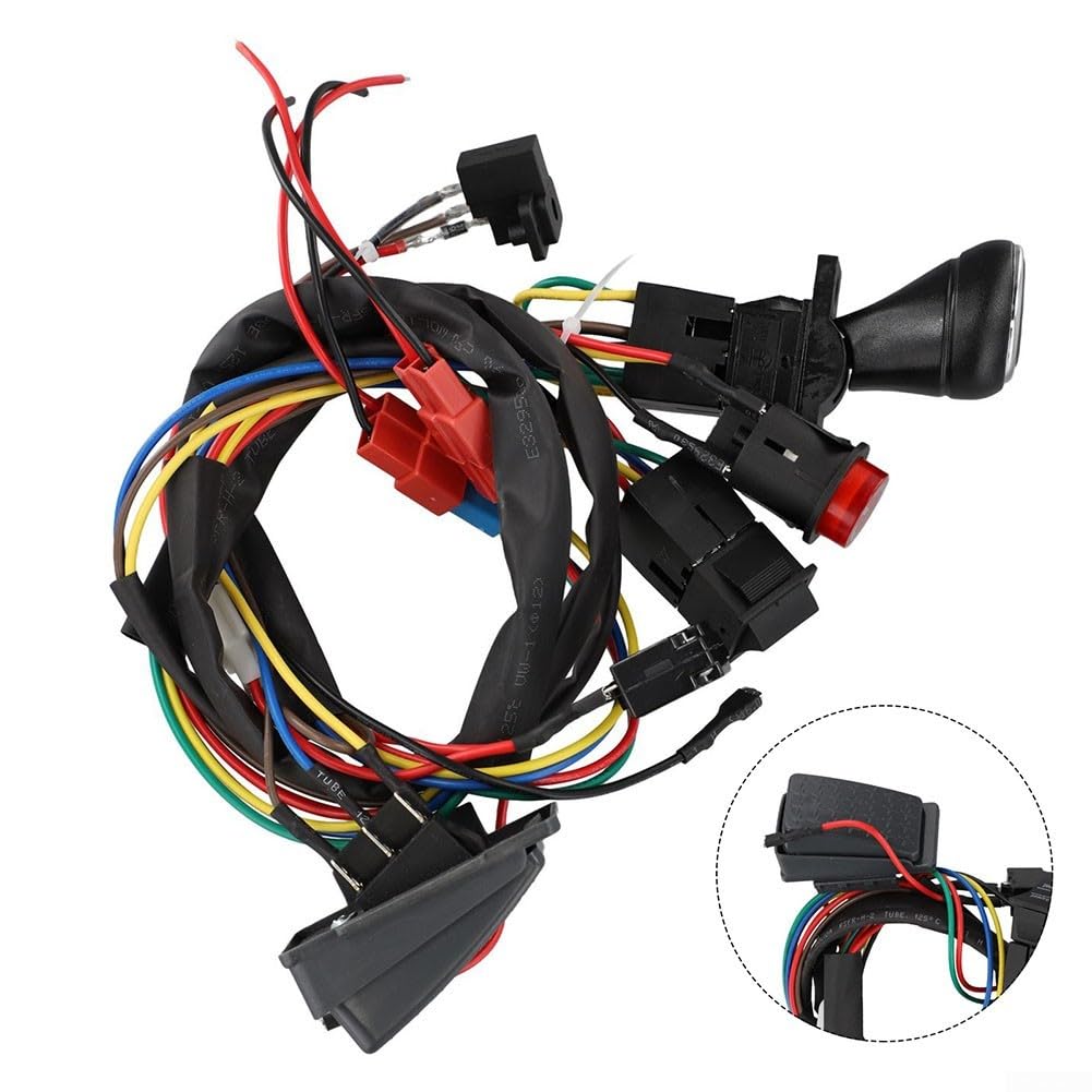 RX19 Kit de câbles et d'interrupteurs pour voiture électrique 12V 4WD pour enfants pour le tout-terrain (pour RX30 24V A)