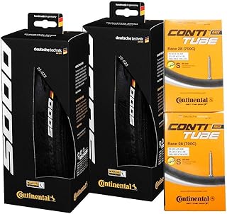 タイヤとチューブ2本セット Continental(コンチネンタル) GRAND PRIX 5000 グランプリ5000 [並行輸入品] (700x25c-仏式60mm)