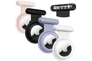 Hidden AirTags with Pin - 4 Pack GPS Tracker Case for Kids