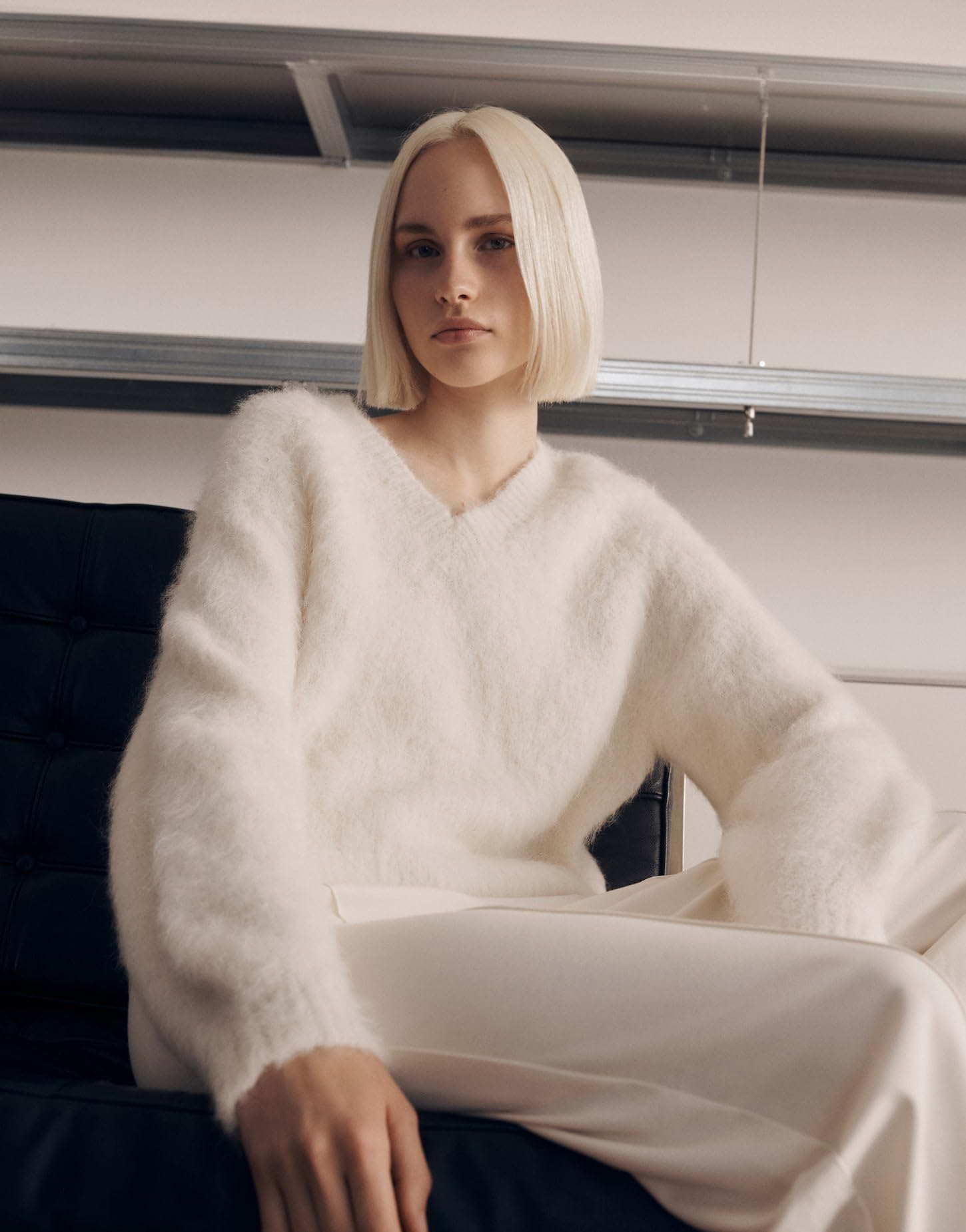 someday Damen Pullover | Flauschiger Strickpullover TANYARA Loose mit Alpaka Wolle