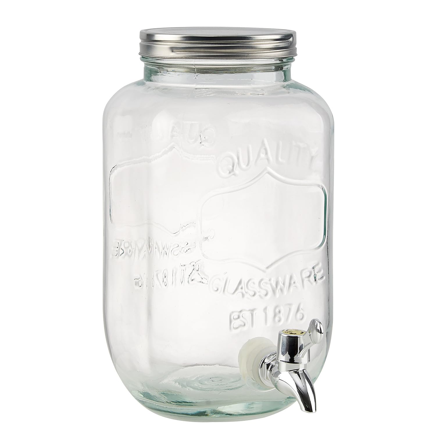 Getränkespender-Ständer Aus Bambus – Verstellbar 20,3–30,5 Cm, 2 Höhen, Für 3,5–1,8 L Behälter, Für Saft, Tee, Limonade, Party & Camping