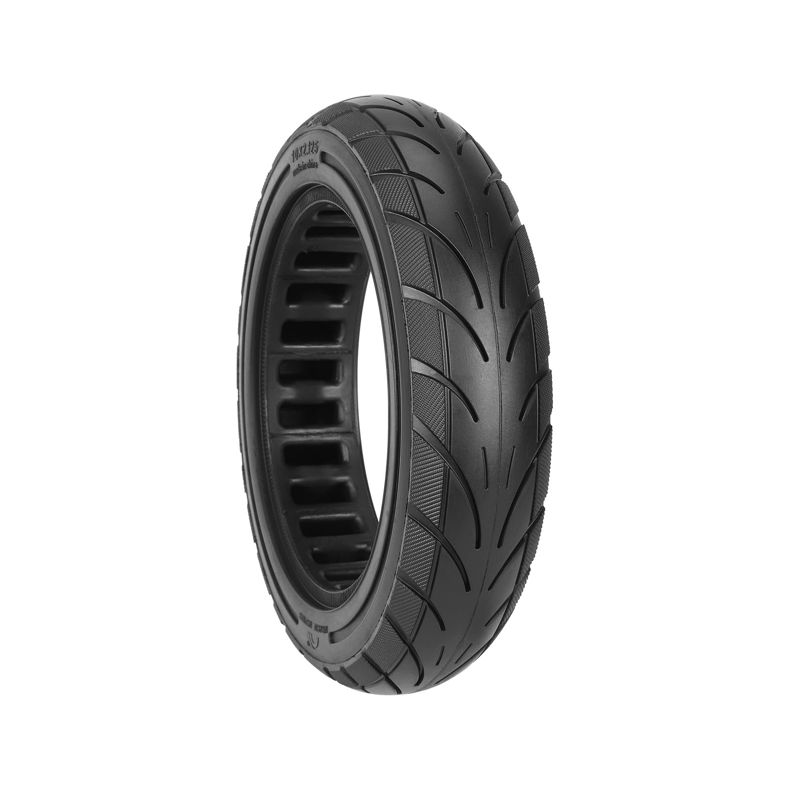 10 x 2,125-6,5/6,6 pneumatici completi per Segway Ninebot D18 D28 D38 D38D, per Xiaomi 4 Lite Gen2, Odys Alpha X5, 55/80-6,6 Navee V25i Pro/V40i Pro/V50i Pro, pneumatici in gomma piena (1)