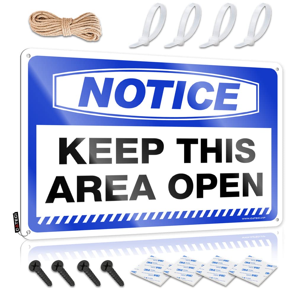 Funny Metal Signs Decor Notice Keep This Area Open Tin Sign Tin Metal Bar Signs Bar Rules Tin Metal Sign