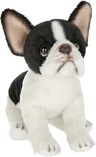 Bearington Collection Lil' Oliver The French Bulldog Stuffed Animal, 6 Inch Dog Stuffed Animal