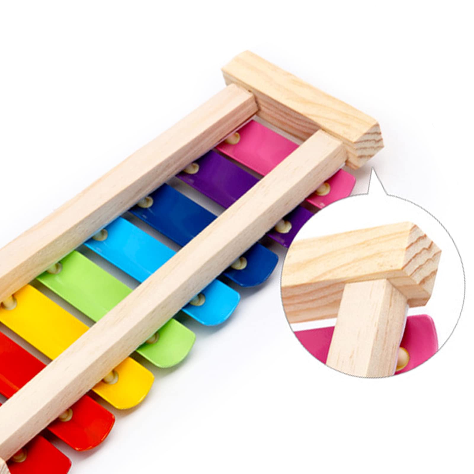 Xilofono Giocattoli Knock Pianoforte, Strumento Musicale Xilofono in Legno per Bambini