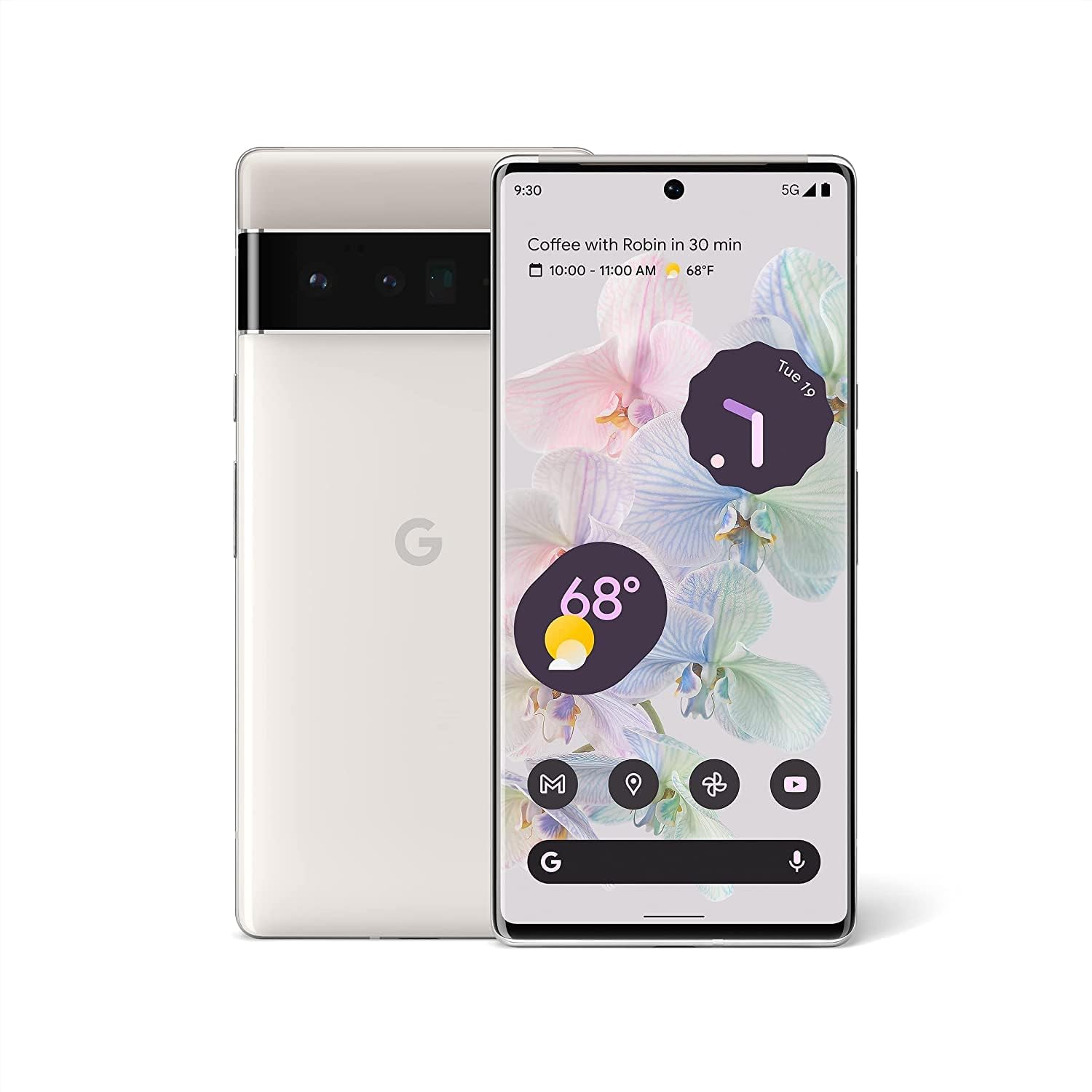 Amazon.com: Google Pixel 6 Pro 5G, US Version, 128GB, Cloudy White
