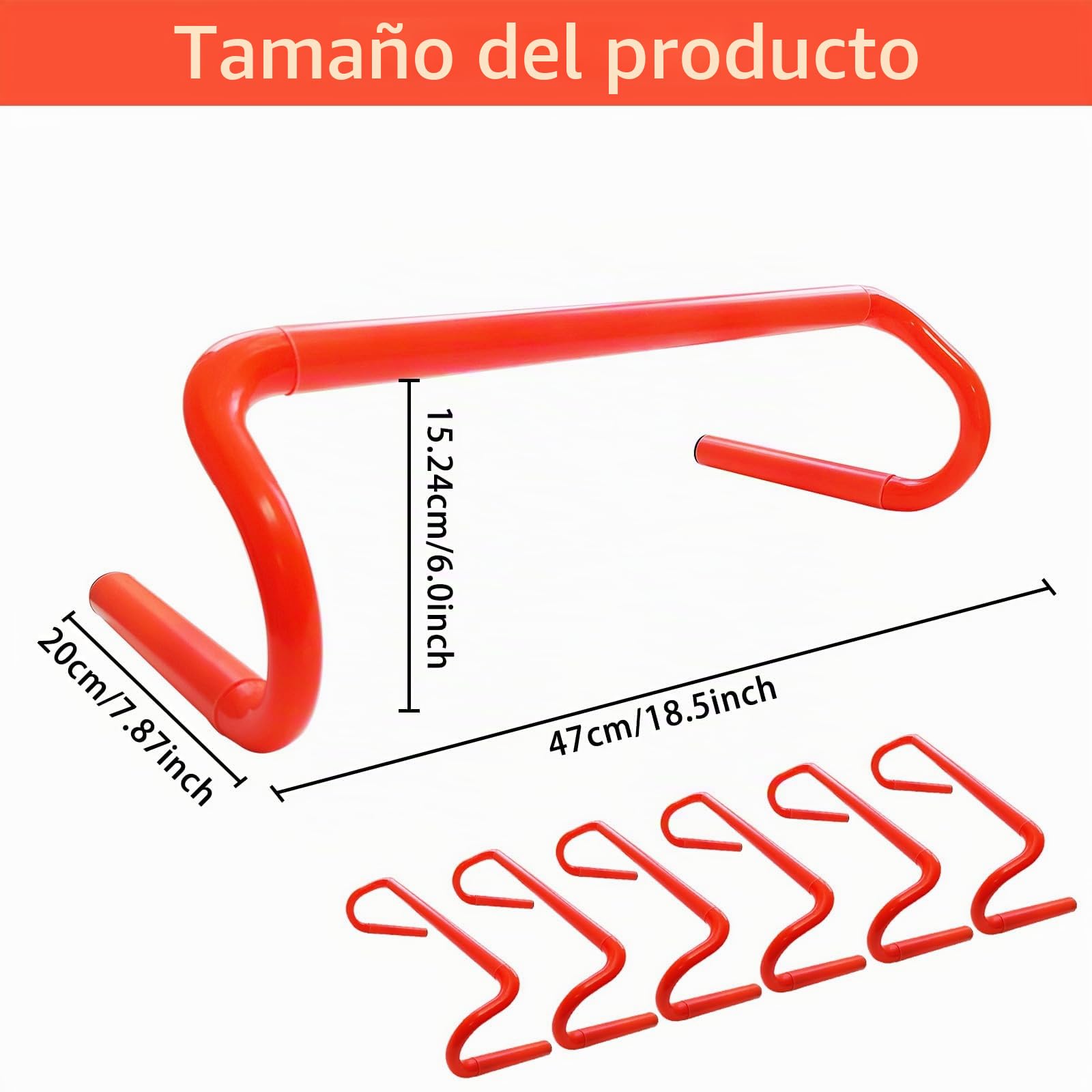 6 obstáculos de entrenamiento de velocidad de agilidad, obstáculos de entrenamiento de agilidad desmontables que ahorran espacio, equipo de práctica deportiva para atletas, fútbol, baloncesto