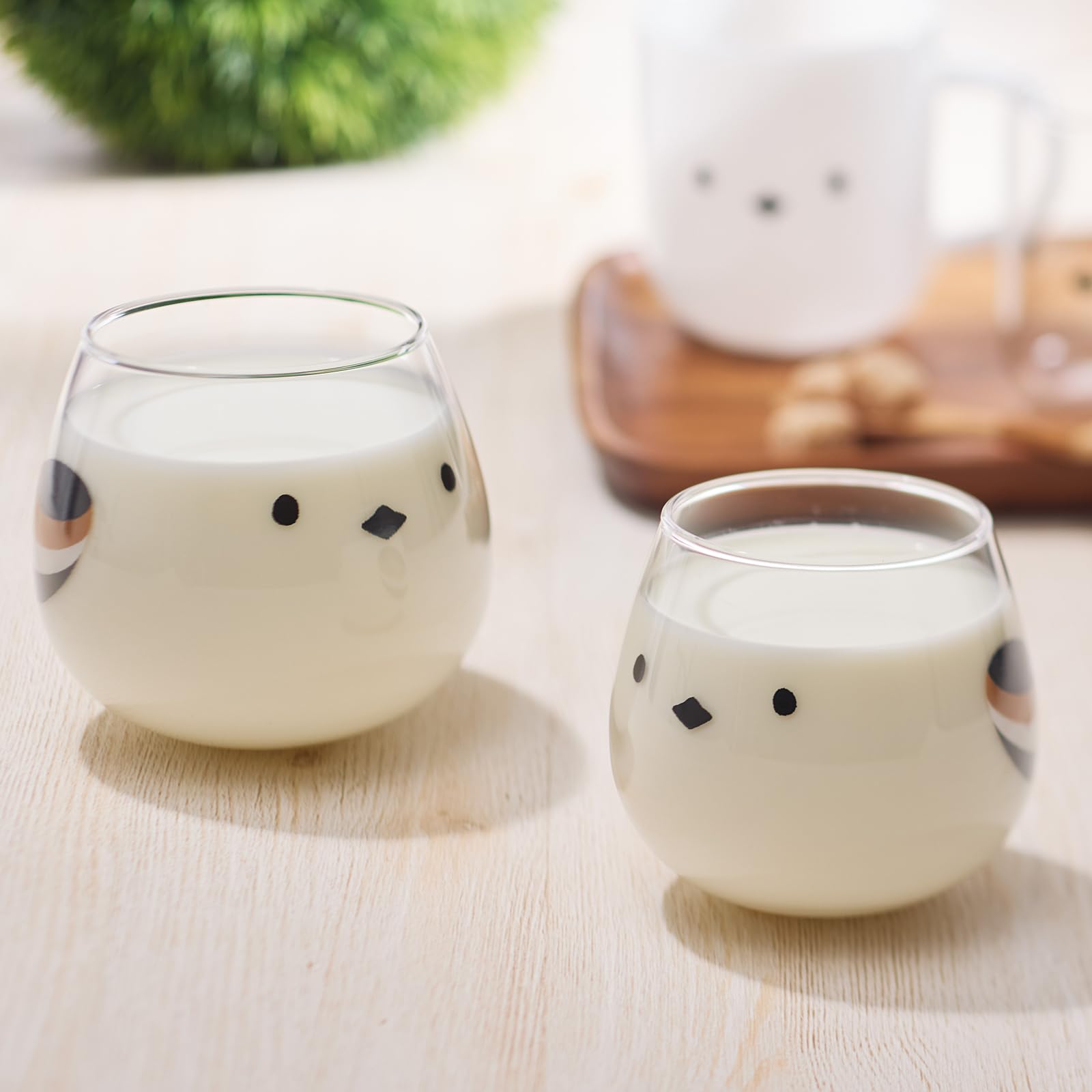 Amazon.co.jp: 大塚硝子 「 シマエナガ 」 グラス コップ 大 約495ml