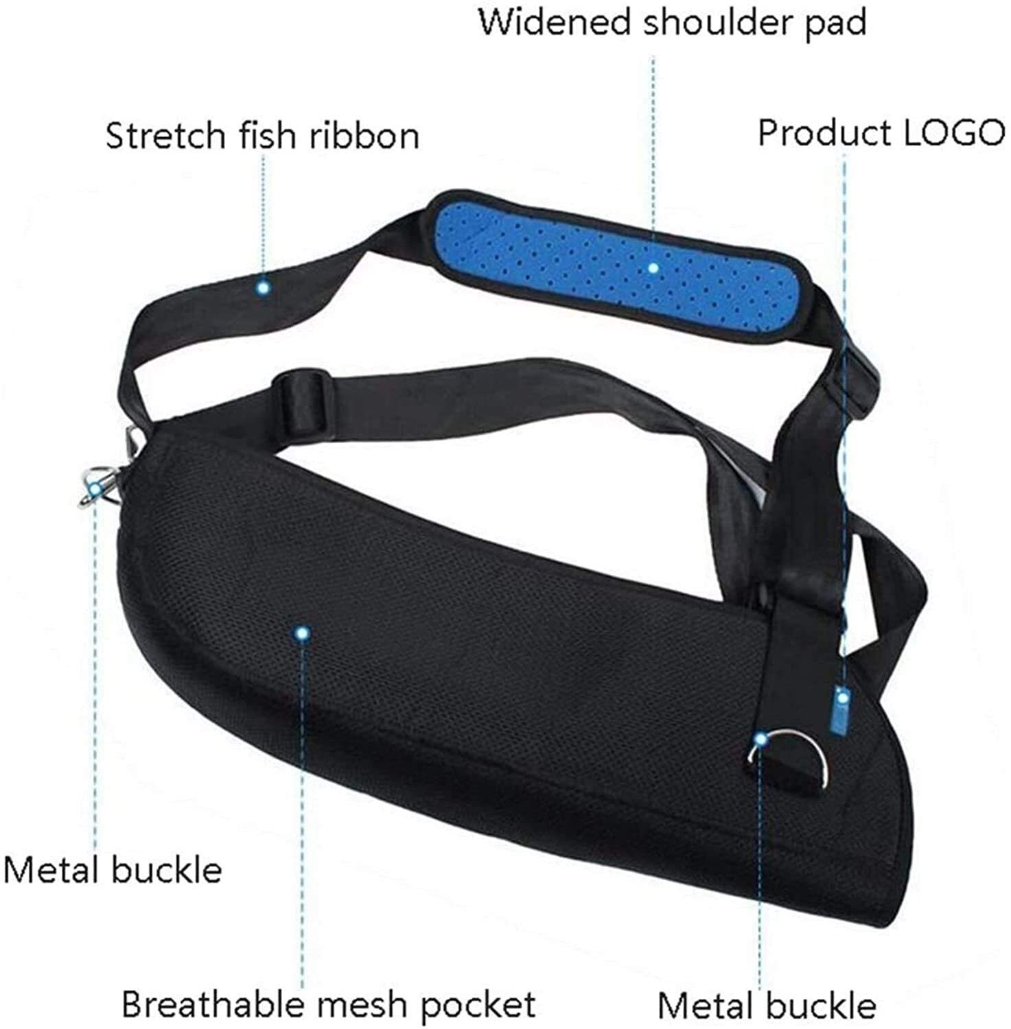 Soportes de Cabestrillo para Brazo, Soporte Ajustable para antebrazo y Codo Eslingas para Brazo Aliviar el Dolor de Hombro Se Adapta a la Mano Izquierda y Derecha Ayudas para la Vida Diaria