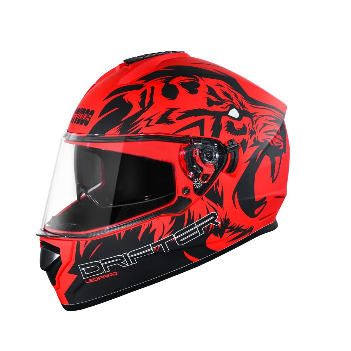 Studds Drifter Full Face Helmet Matt Red N9, Size: M(57-58cm)