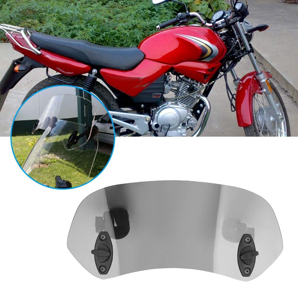 Estensione Parabrezza Moto Universale - Regolabile, ABS, 295x175mm, Per Protezione Dal Vento - Foto 5