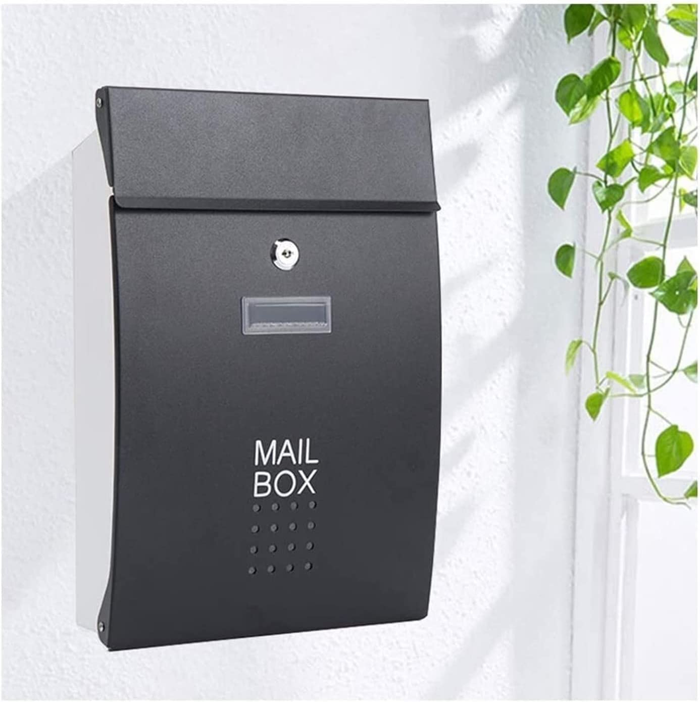 Boîte de vote murale en acier galvanisé boîte à suggestions et dons