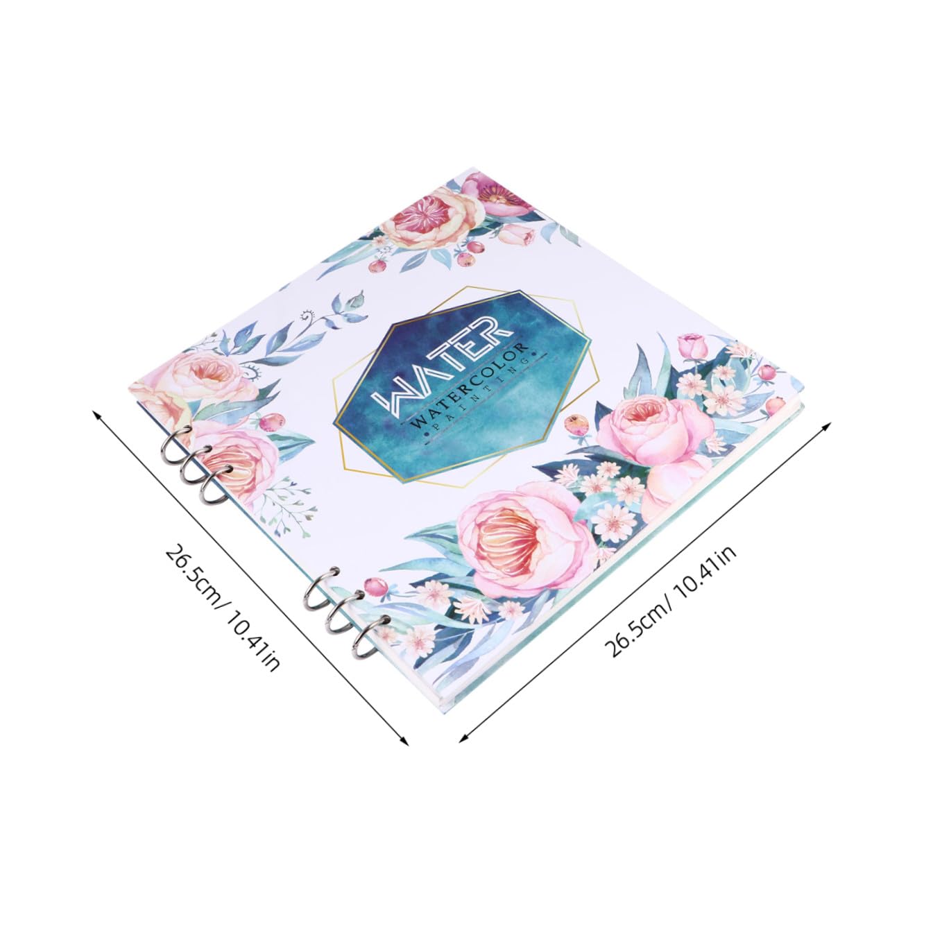1stück Skizzenbuch Mit Aquarellpapier Dickes Strapazierfähiges Malbuch Für Kunst Und Graffiti Für Reisen Und Schüler Quadratisches Design Einfach Zu Handhaben