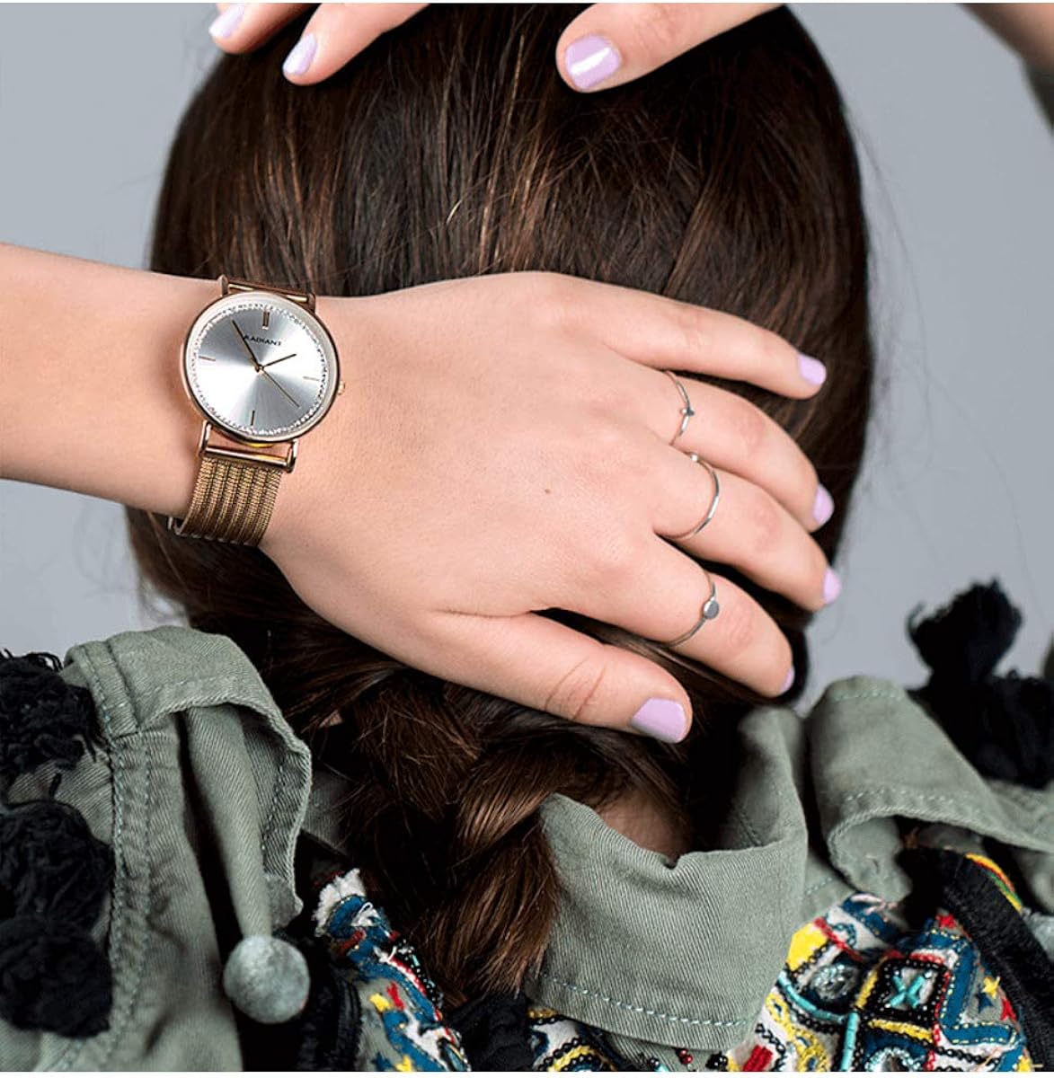 RADIANT - Collezione Alliance - Orologio analogico e automatico. Orologio da polso per donna. Orologio con bracciale con quadrante bianco e cinturino in acciaio inossidabile. Dimensioni 34mm. 3ATM. RADIANT - Collezione Alliance - Orologio analogico e automatico. Orologio da polso per donna. Orologio con bracciale con quadrante bianco e cinturino in acciaio inossidabile. Dimensioni 34mm. 3ATM.