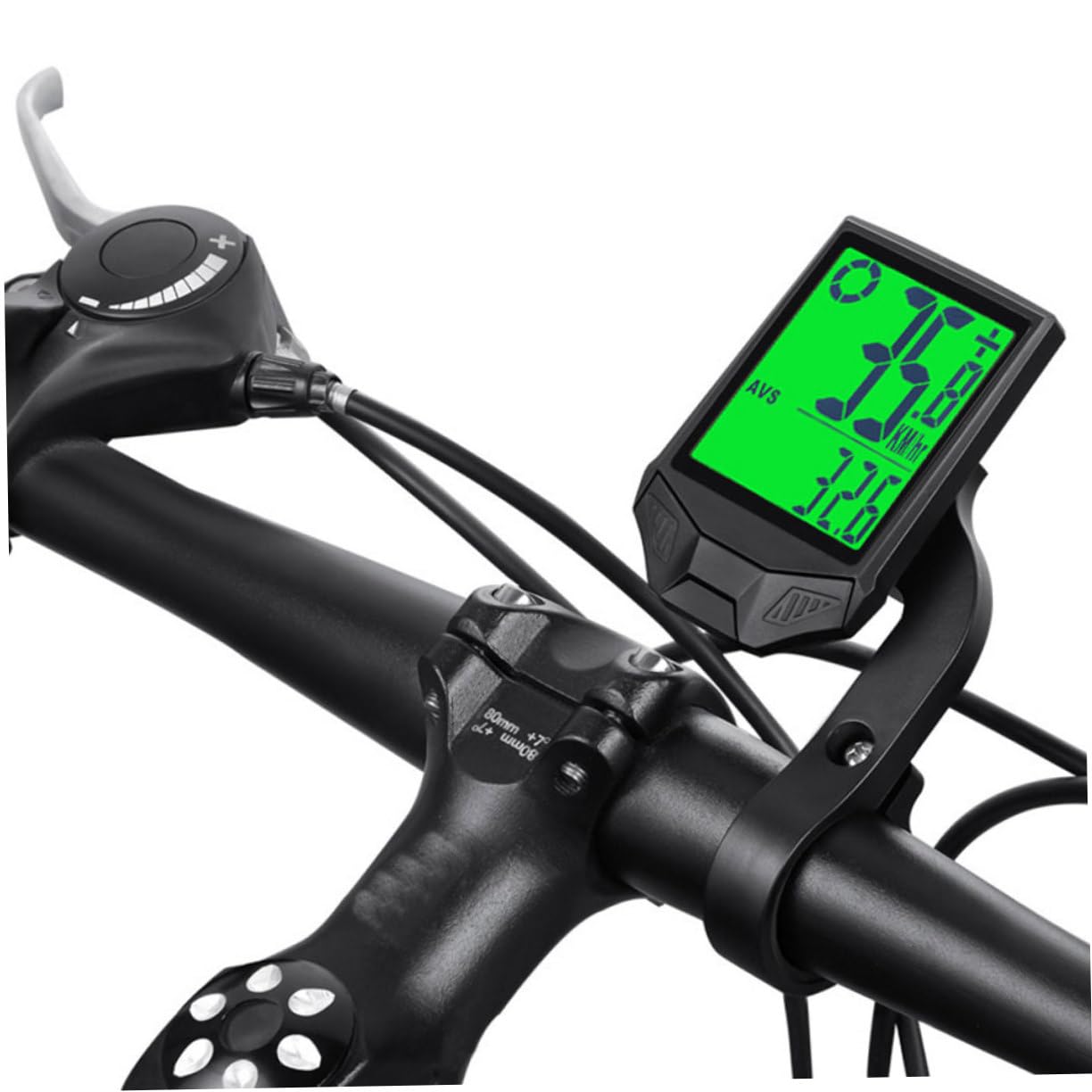 Tachimetro Bici Digitale Nero, per Bici Pieghevole