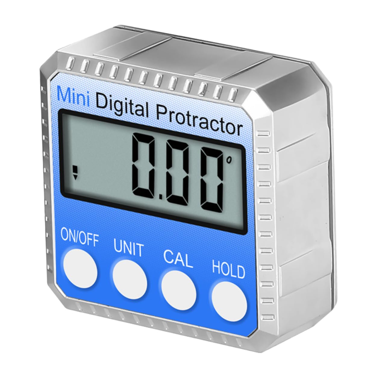 Uonlytech Transportador Electrónico Inclinómetro Digital Aleación De Zinc Imán Integrado Pantalla Lcd Alta Precisión Para Medición Magnética Industrial Portátil 1 Unidad