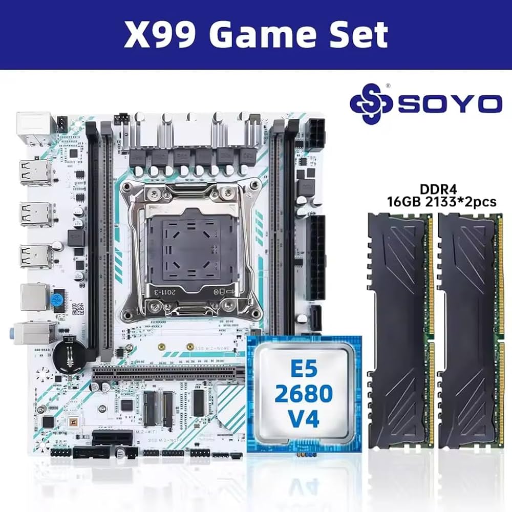 Amazon | zmart QIYIDA X99 マザーボード LGA 2011-3 セットキット