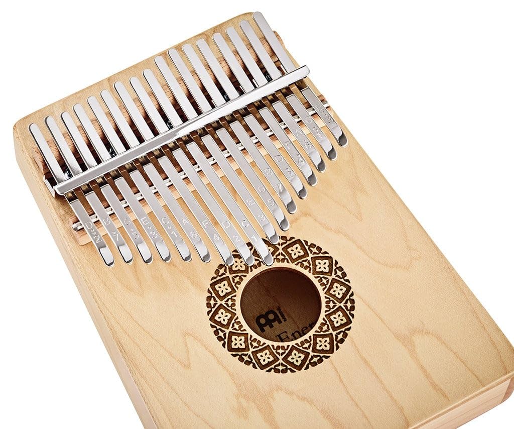 Sonic Energy Schallloch Kalimba – C-Dur, 17 Töne – Ahornholz – Für Meditation, Yoga, Percussion – Inkl. Zubehör (KL1709H)