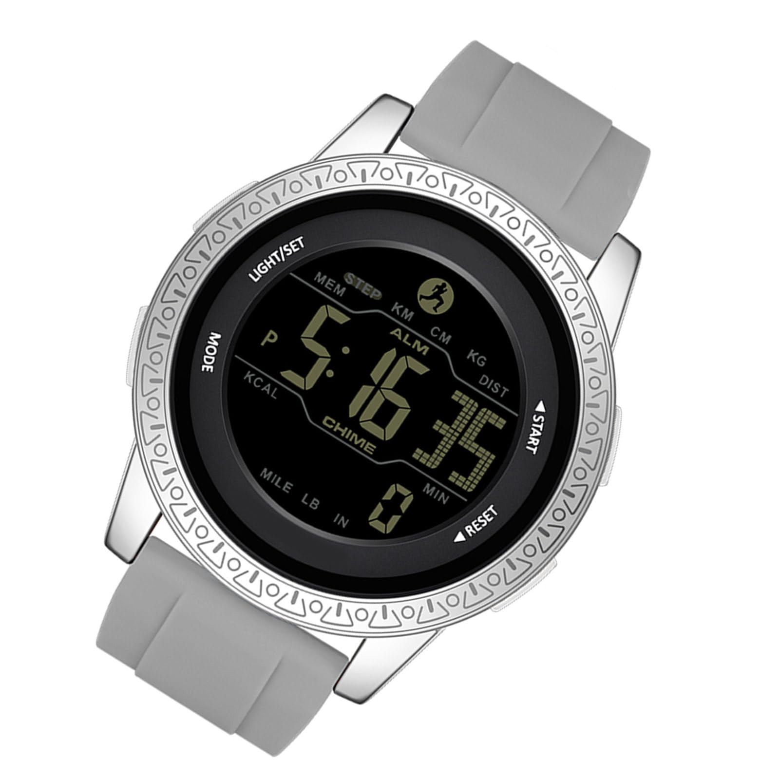 Changor Orologio Sportivo Impermeabile 50M per attività all'aperto (#3) | Display FSTN, design leggero, cinturino in silicone, cassa in lega di zinco, batteria a lunga durata