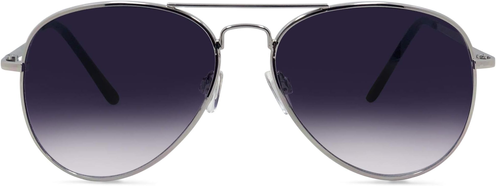 In Style Eyes C Moore Full Reader Glasses - Non-Bifocal Aviator Sunglasses - Metal Frame - Medium Tinted Non-Polarized Lens