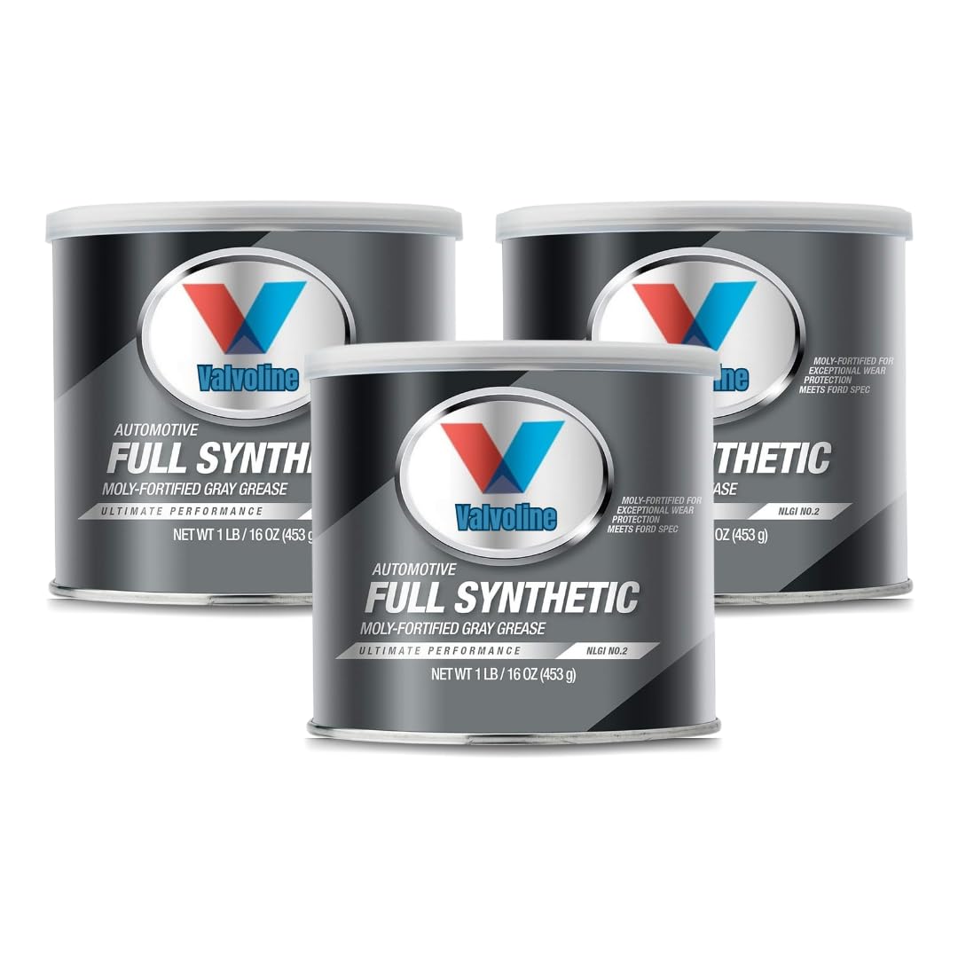Moly-Fortified Gray Full Synthetic Grease VV-986 1 LB | NLGI #2 GC-LB | -60°F to 425°F | Extreme Pressure | Lithium Complex EP | Automotive, Industrial | Heavy Load Protection