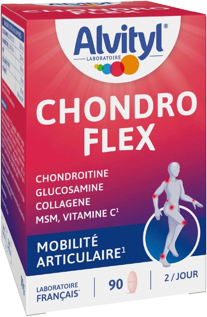 ALVITYL Chondroflex 45 Day Joint Mobility 45 Days Renewable Intake – Chondroflex Glucosamine + Chondroitin + Collagen Type II + MSM + Vitamin C