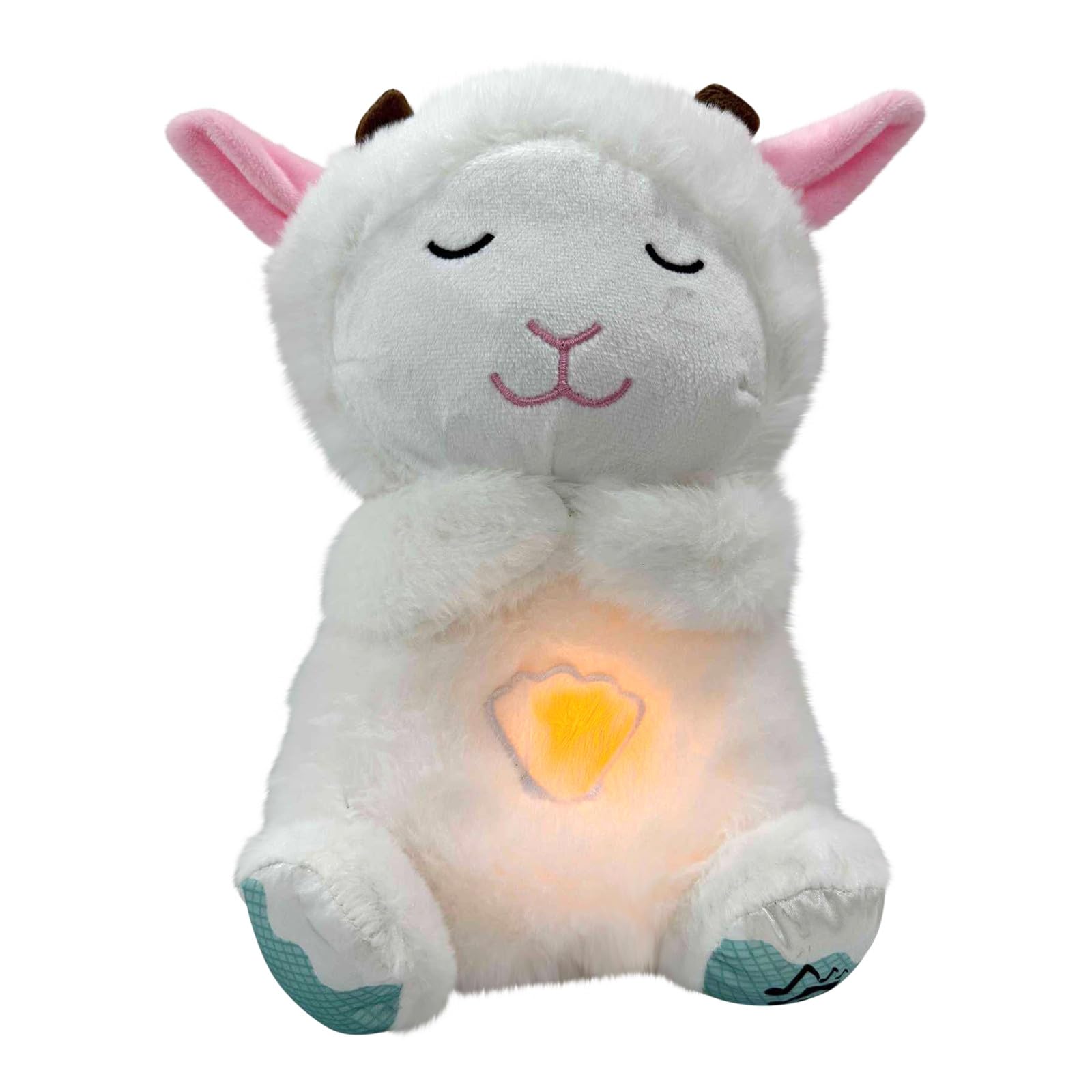 Anxiety Relief Soothing Breathing Otter Koala With Big Moving Ears, Calming Music, Lights - Stress Relief Stuffed Animal for Adults (D)