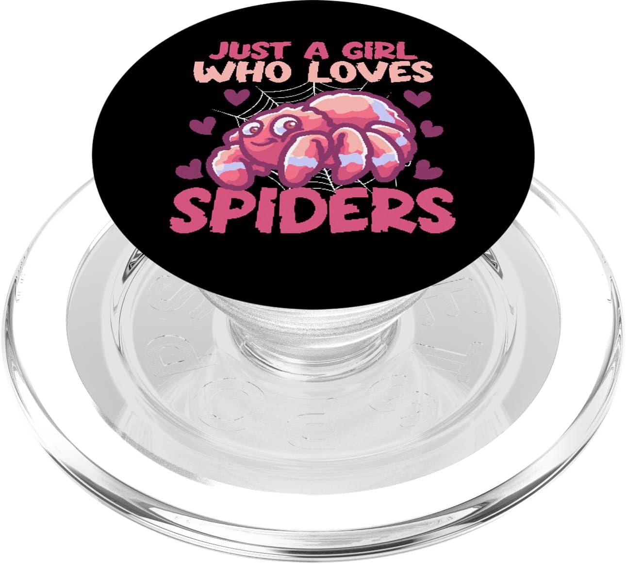 Funny Spider - Just A Girl Who Loves Spiders PopSockets MagSafe PopGrip for iPhone