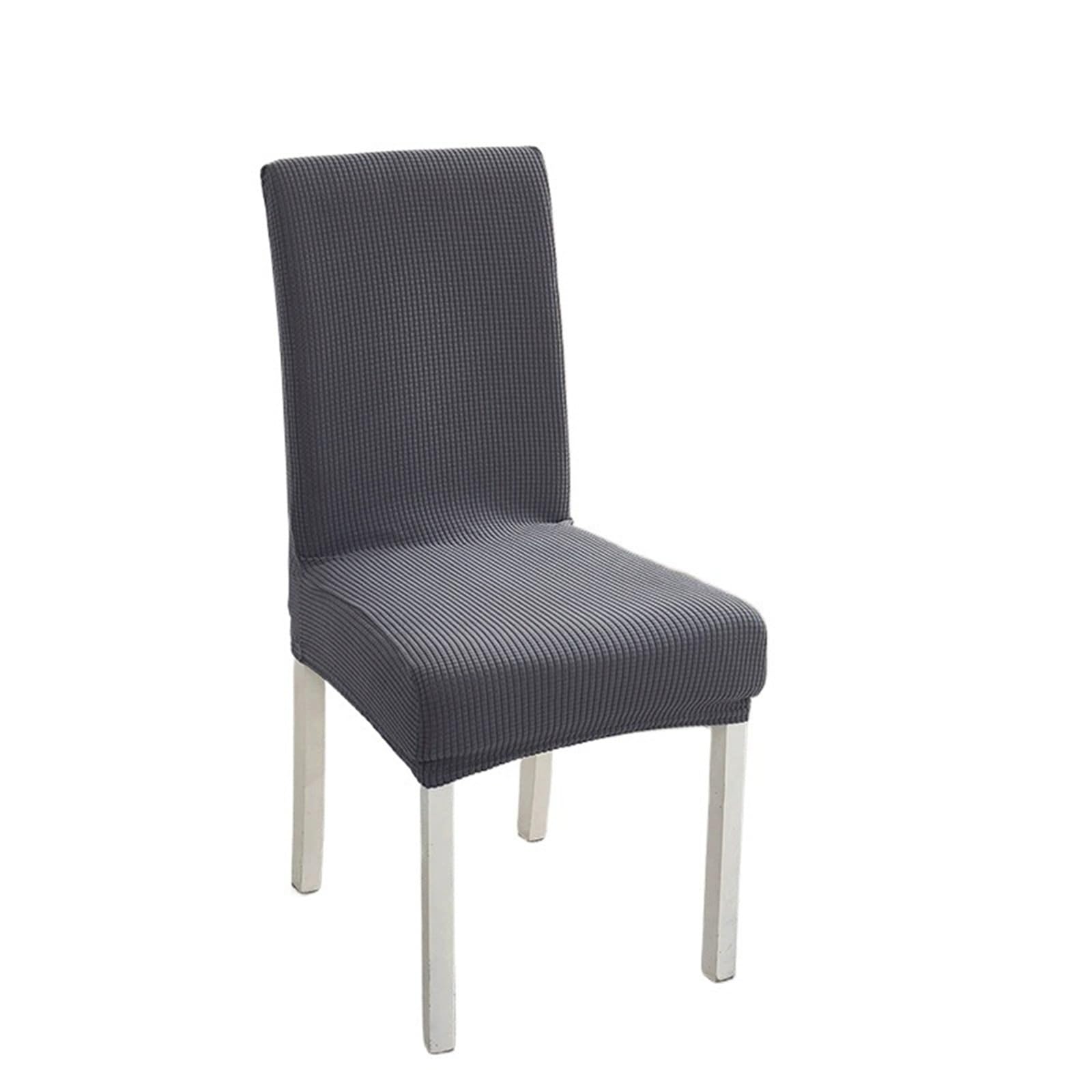 ECPGPMDLDT Chair Covers, Stretch Kitchen Dining Room Removable Washable for Banquet Hotel(E,6pcs)