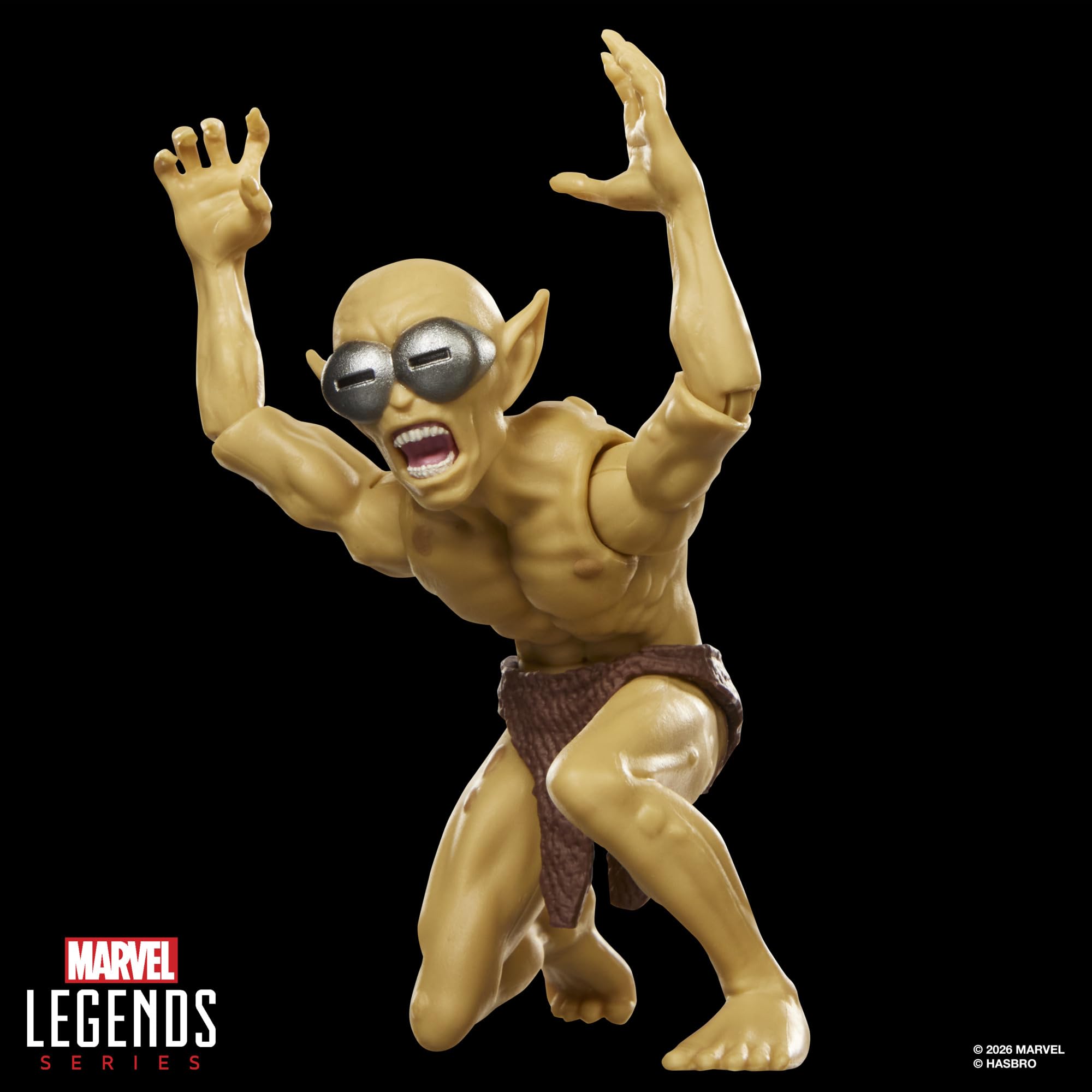 Marvel Legends Series Marvel's Mole Man & Moloids Multi-Pack, 3 von den Fantastic Four Comics inspirierte Action-Figuren zum Sammeln (Skala 15 cm)