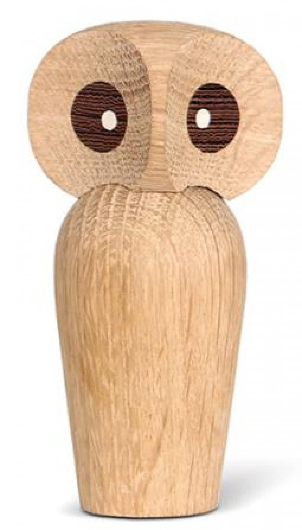 Amazon.co.jp: ZXBAODAN 木製フクロウ彫刻 回転ヘッド付き、4.75インチ