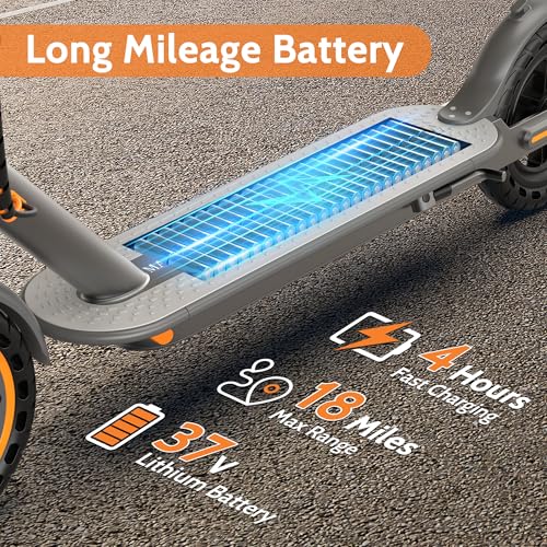 Image of MAXSHOT Electric Scooter for Adults, 8.5 /10 /14 inch Tires, 19 /22Mph, 350W /500W Motor, 21-28 Miles Range, Folding E-Scooter with Dual Suspension,APP Control