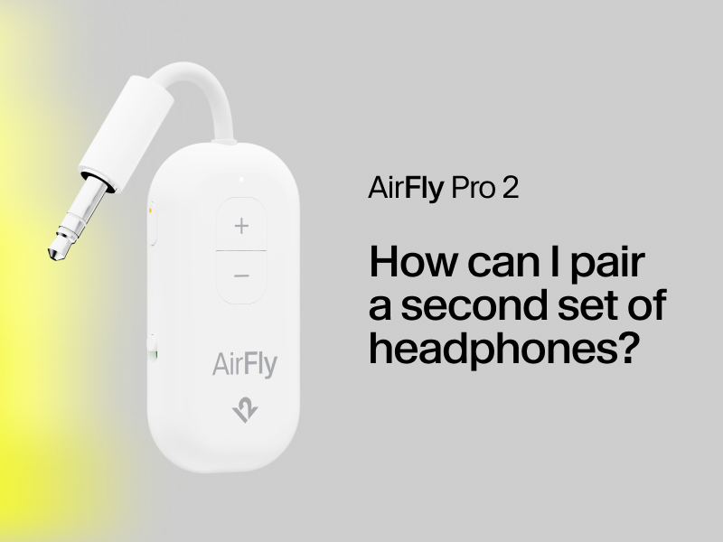 Amazon.com: AirFly Pro 2 – Bluetooth Adapter, Pair 2 AirPods or
