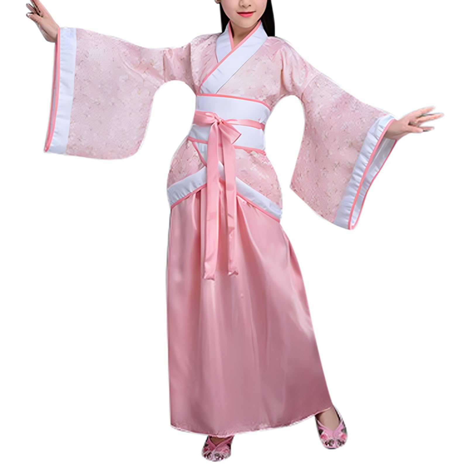 Ancient Chinese Costume Kids Child Hanfu Dress Clothing Folk Dance Performance Girls Chinese Traditional Dress
