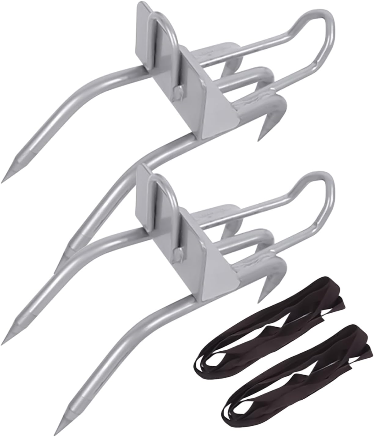 Generisch Tree Climbing Set – 2-Piece Climbing Equipment with Cat Claw Shoes, Safety Accessories with 2 Straps for Adults, Outdoor Adventure & Roofing