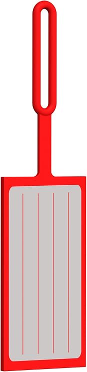 LEGO Bag Tag 2x4 - Red