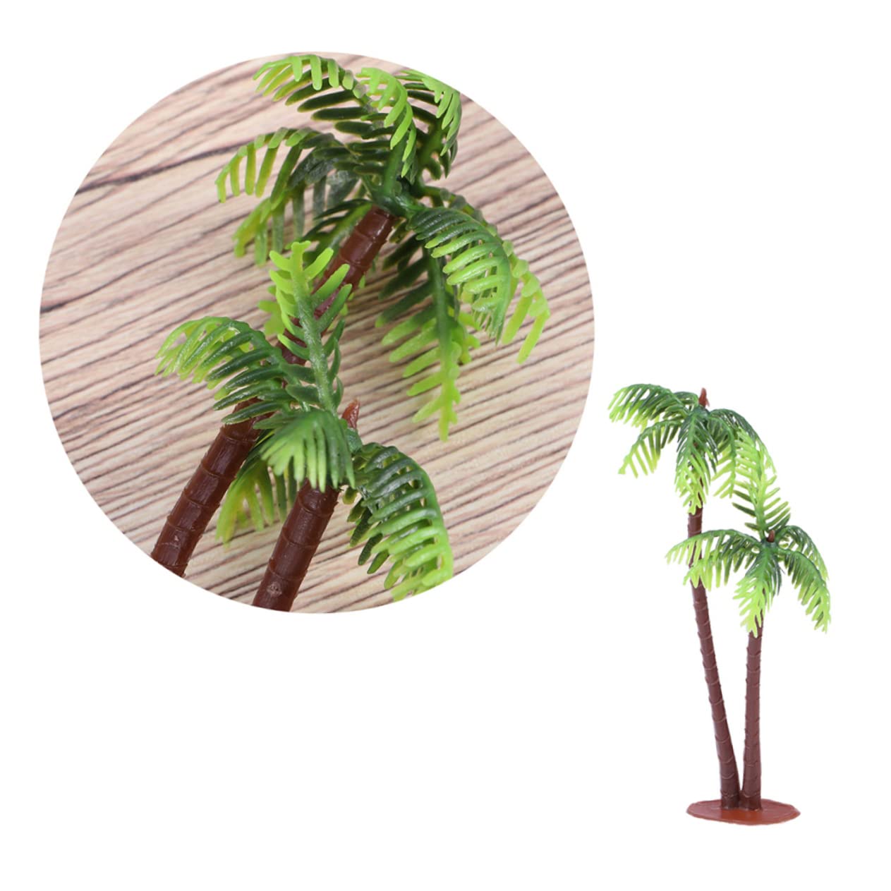 Warmhm 3 Sets Kokospalmen-Dekoration Mini-Bonsai Aus Kunststoff Basteln fr  Die Landschaftsgestaltung Heimdekoration Stck X 3: Amazon.de: Haustier