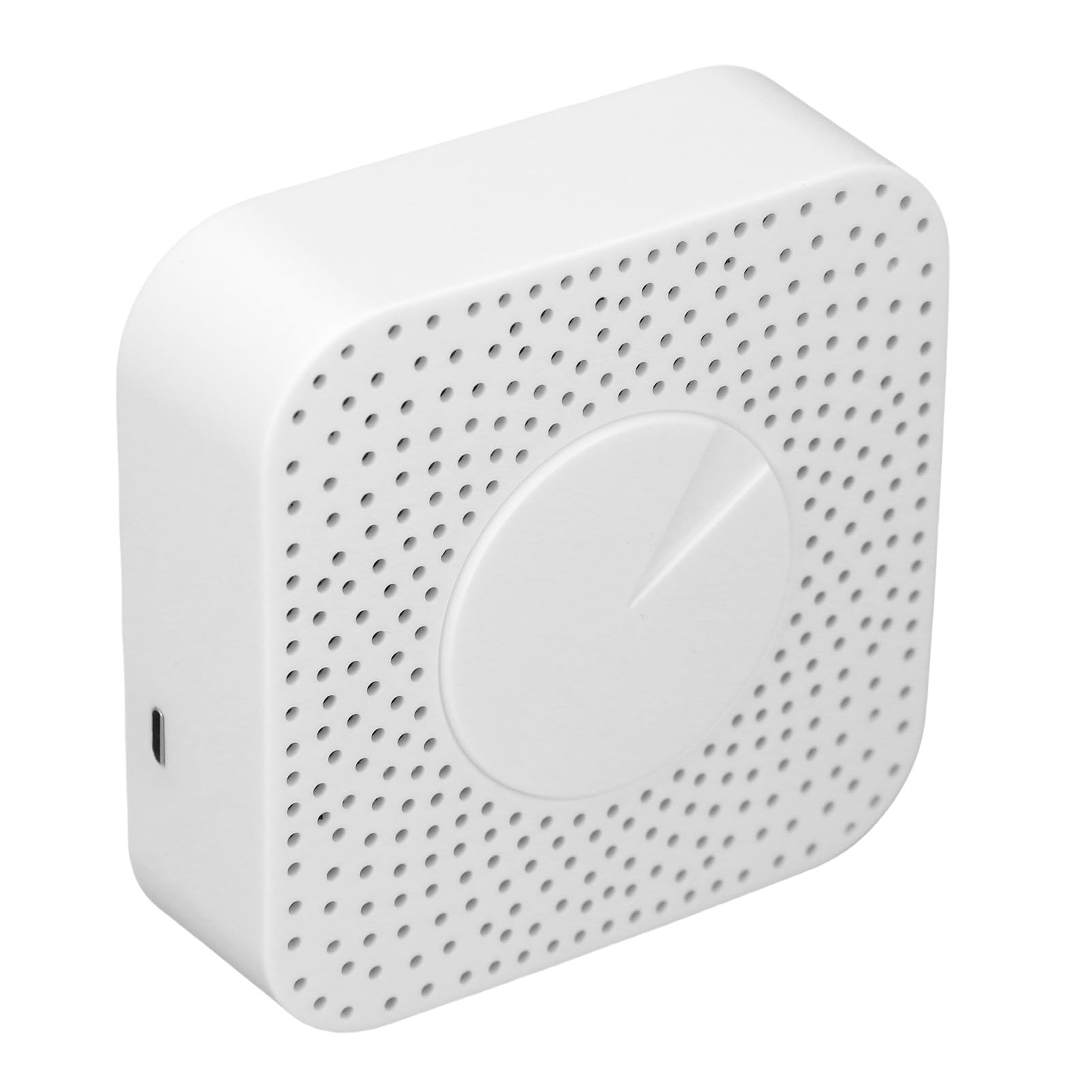 Jiawu Tester Intelligente della qualità dell'Aria WiFi, Rilevatore di CO2 per umidità HCHO VOC PM2.5 - Design Robusto per L'Ufficio Domestico per Il Controllo delle App - Materiale ABS Bianco